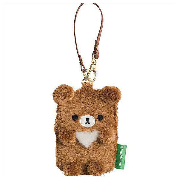 リラックマ ぬいぐるみパスケース チャイロイコグマ PB53801