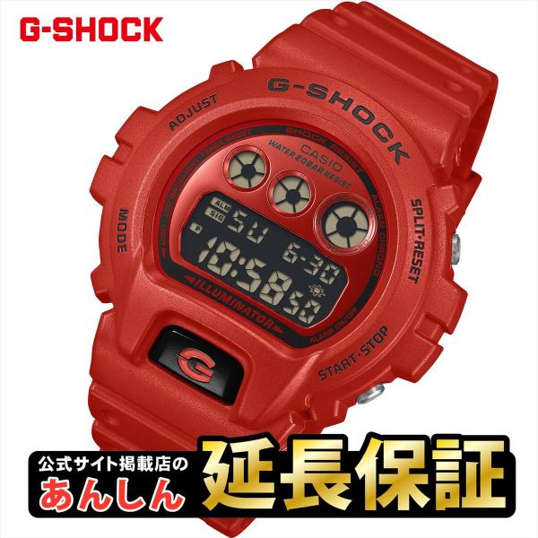 カシオ‥Gショック DW-6900B（赤） G-SHOCK（Gショック） Iconic Styles