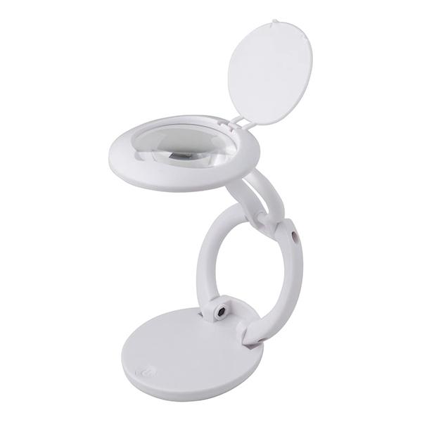 ルーペ 『LED付き マルチルーペ ホワイト 3R-LIGHT-04WT』 : ユザワヤ