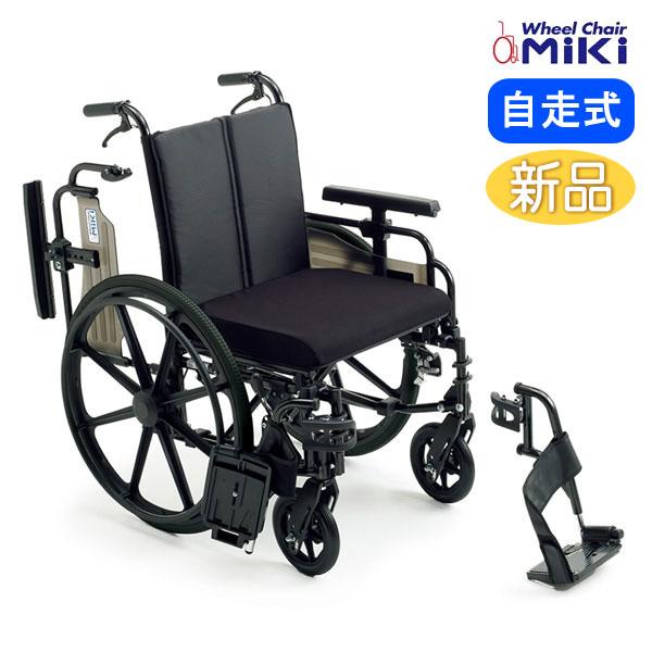ミキ 車椅子 MiKi ワイドタイプ KJP-4 自走式《非課税》 : 車椅子