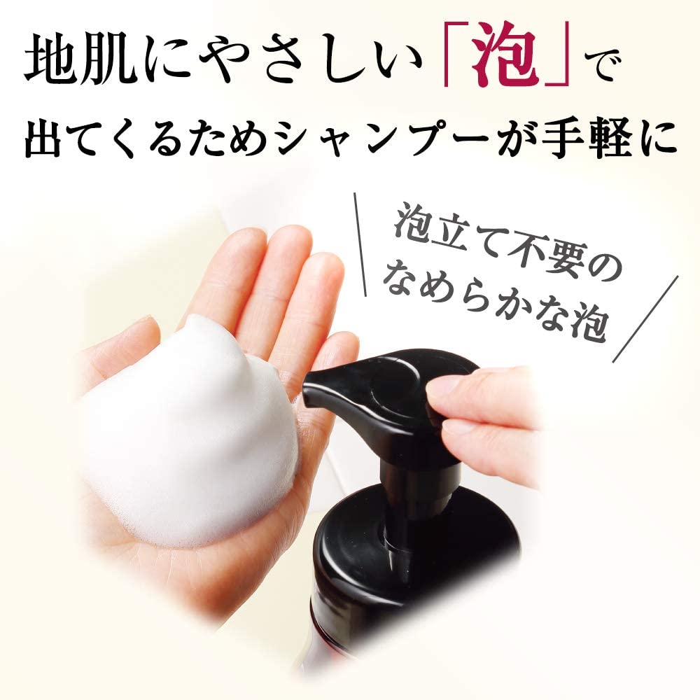 泡でふんわり薬用オールインワンシャンプー｜化粧品の通販 山田養蜂場