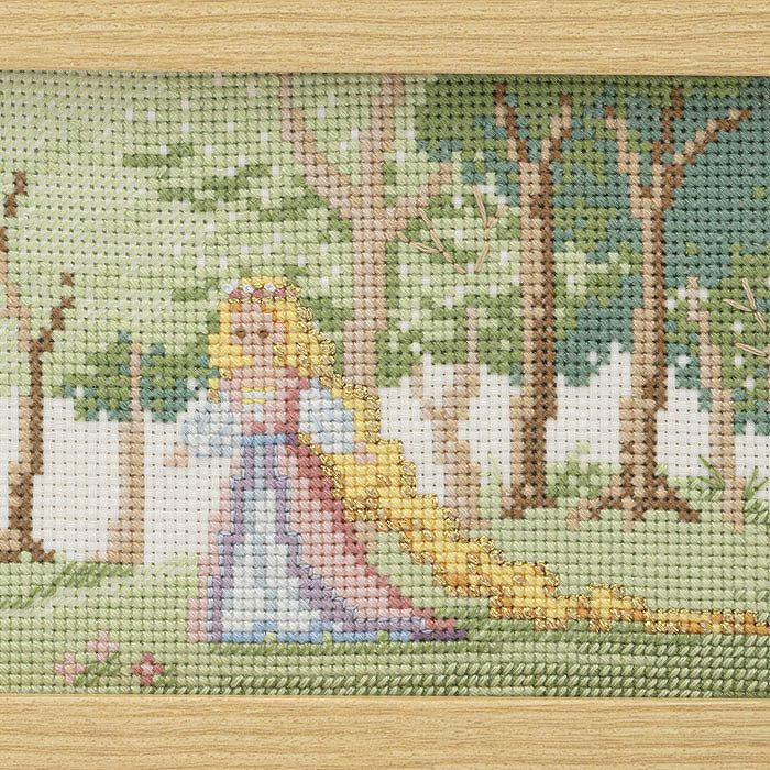 クロスステッチフレーム＜ラプンツェルの物語＞ | リバティ 生地