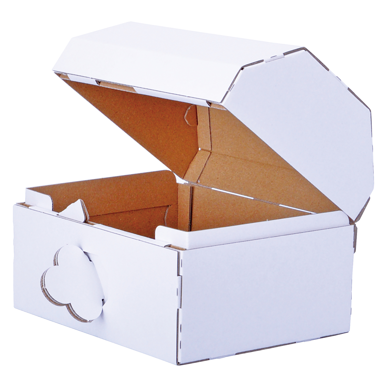 ダンボール工作キット 鍵付き宝箱|THM-SH3884A|商品カタログ