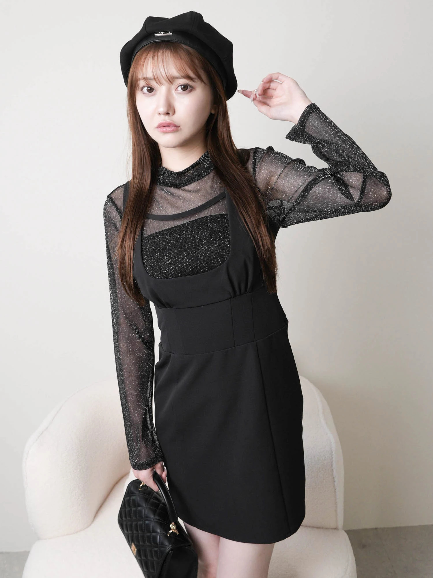 LIP SERVICE（リップサービス）｜ カーブネックタイトジャンスカ