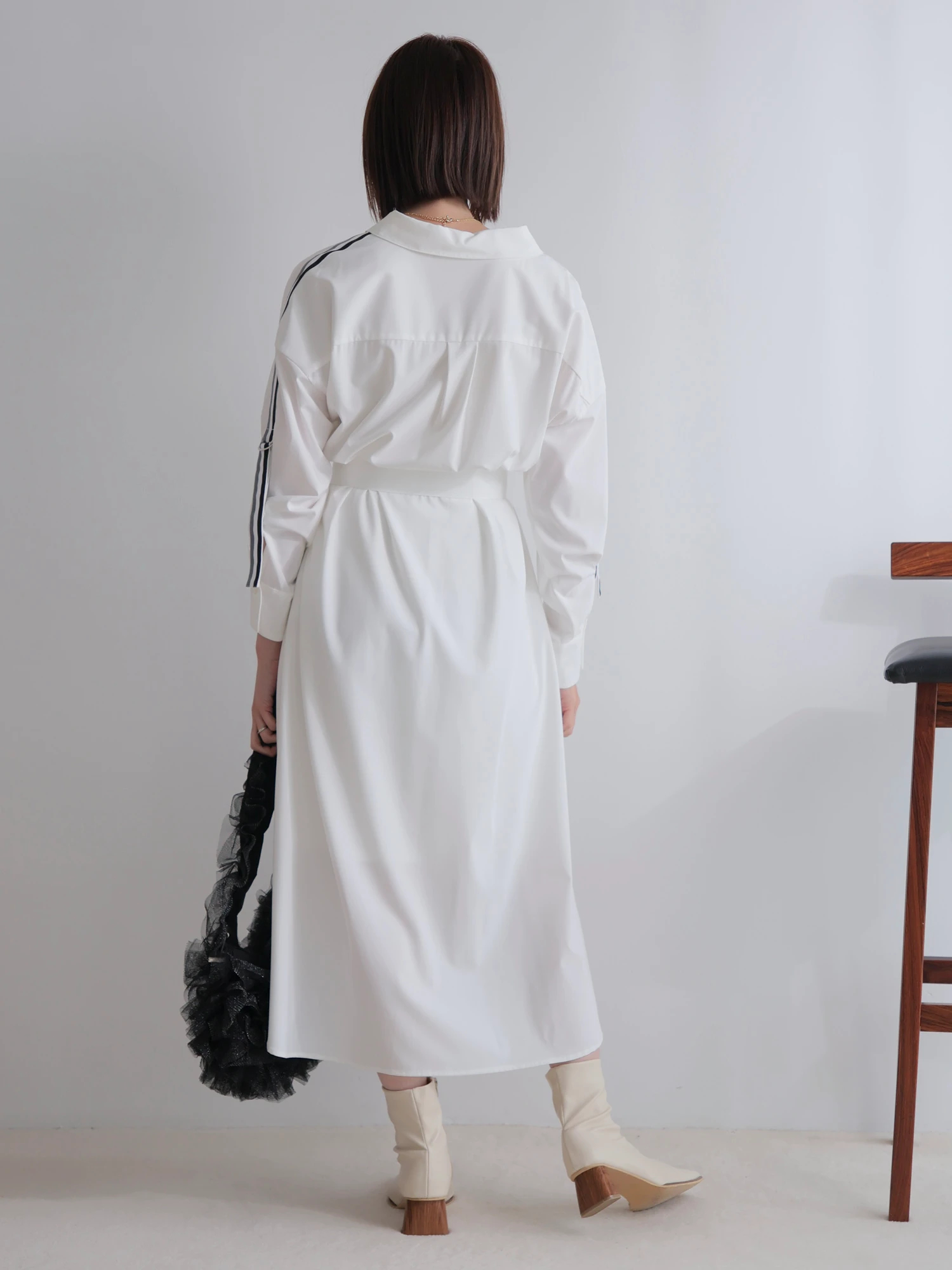 LADYMADE（レディメイド）｜ ターンバックロングシャツワンピース