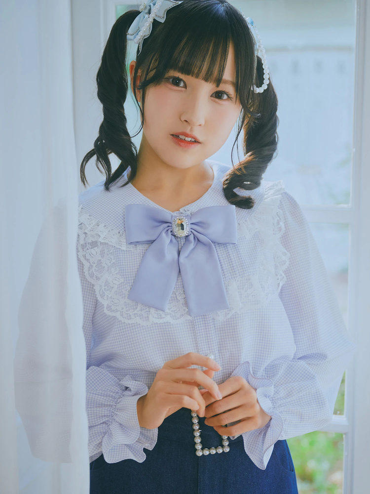 ギンガムブラウス - Ank Rouge(アンクルージュ)のシャツ・ブラウス