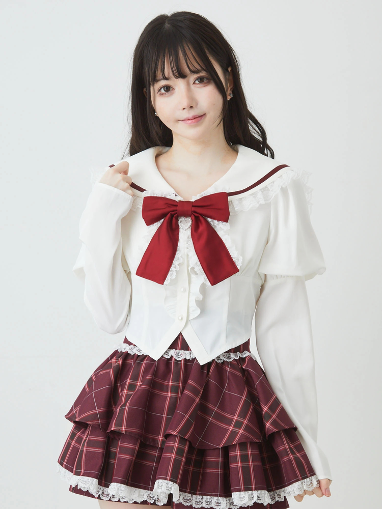 コルセットセーラーTOPS - Ank Rouge(アンクルージュ)のシャツ