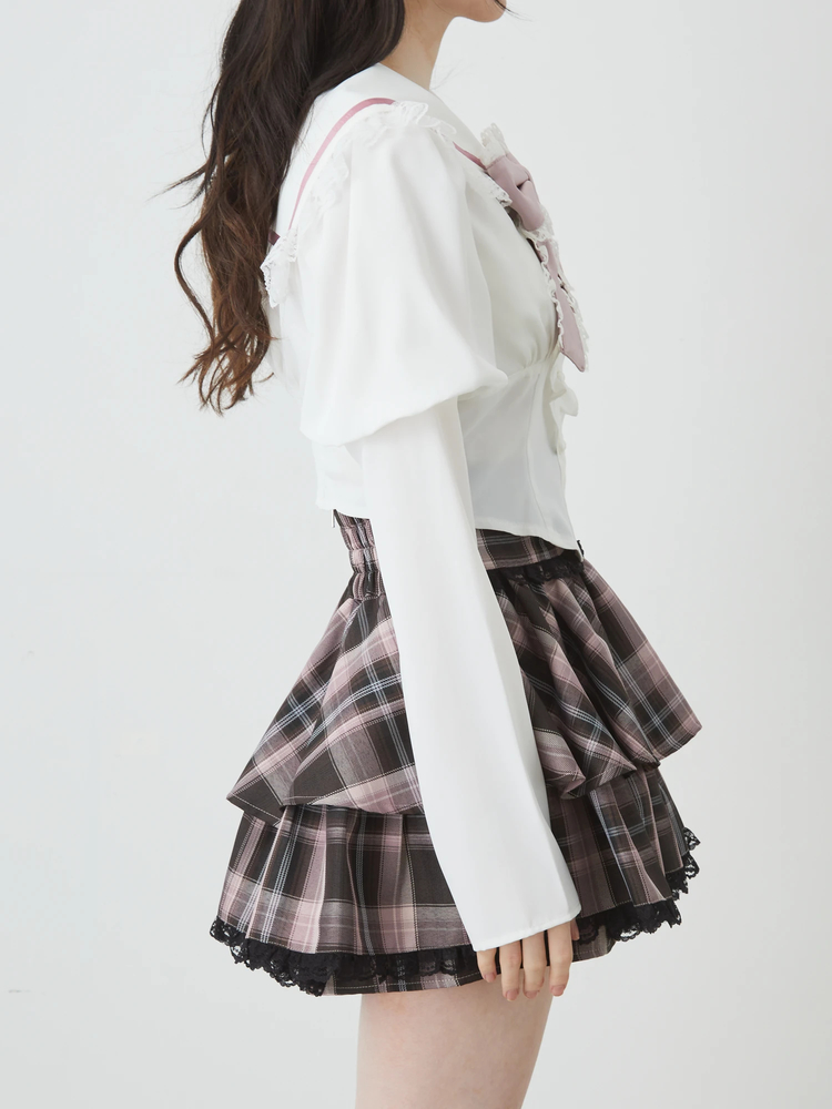 コルセットセーラーTOPS - Ank Rouge(アンクルージュ)のシャツ