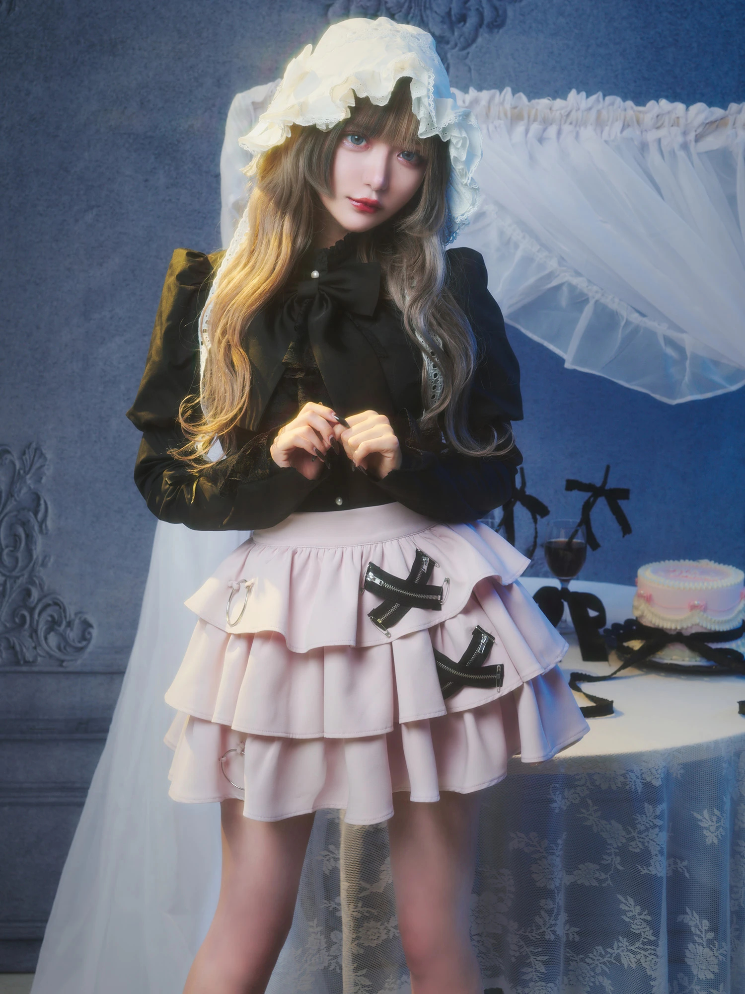 ジップモチーフティアードスカパン - Jamie エーエヌケー(ジェイミー