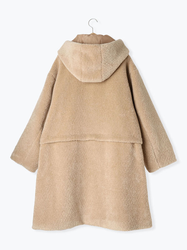 セール】 マルチウェイボアコート（ベージュ/ブラウン/アウター/コート