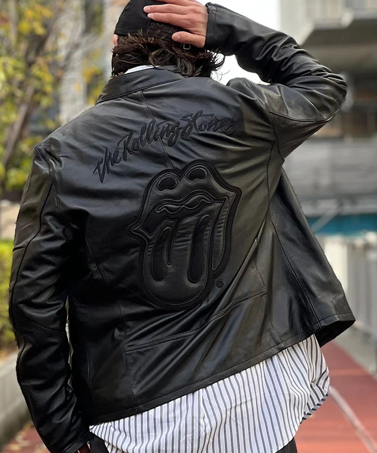 The Rolling Stones×JACKROSE】 LAMB LEATHER S RIDERS(MENS