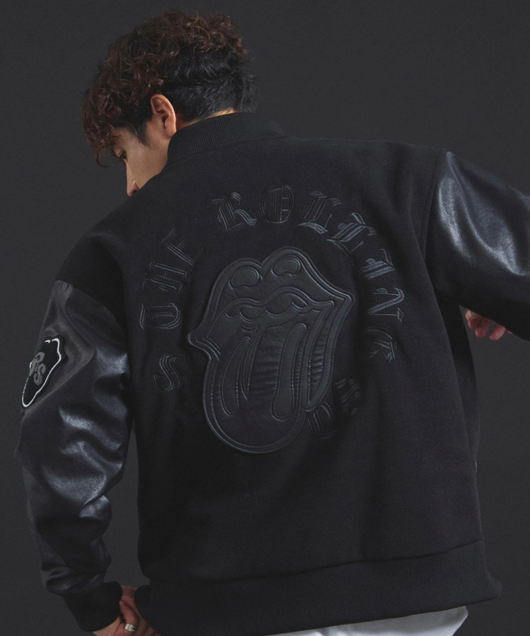 The Rolling Stones×JACKROSE】 Lips&Tongue シグネチャースタジャン