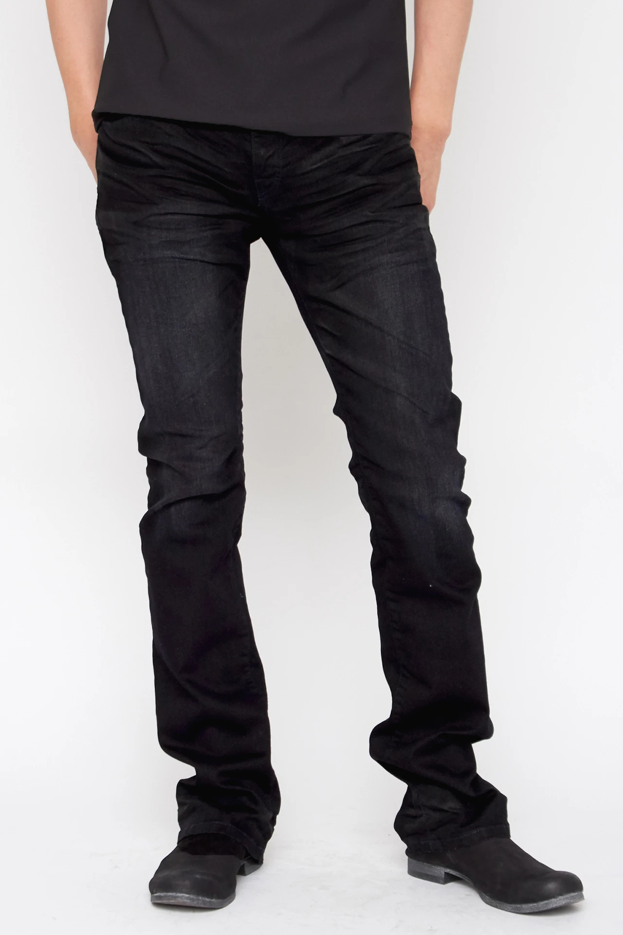 TORNADO MART∴ダークアクアシューカットデニム / TORNADO MART