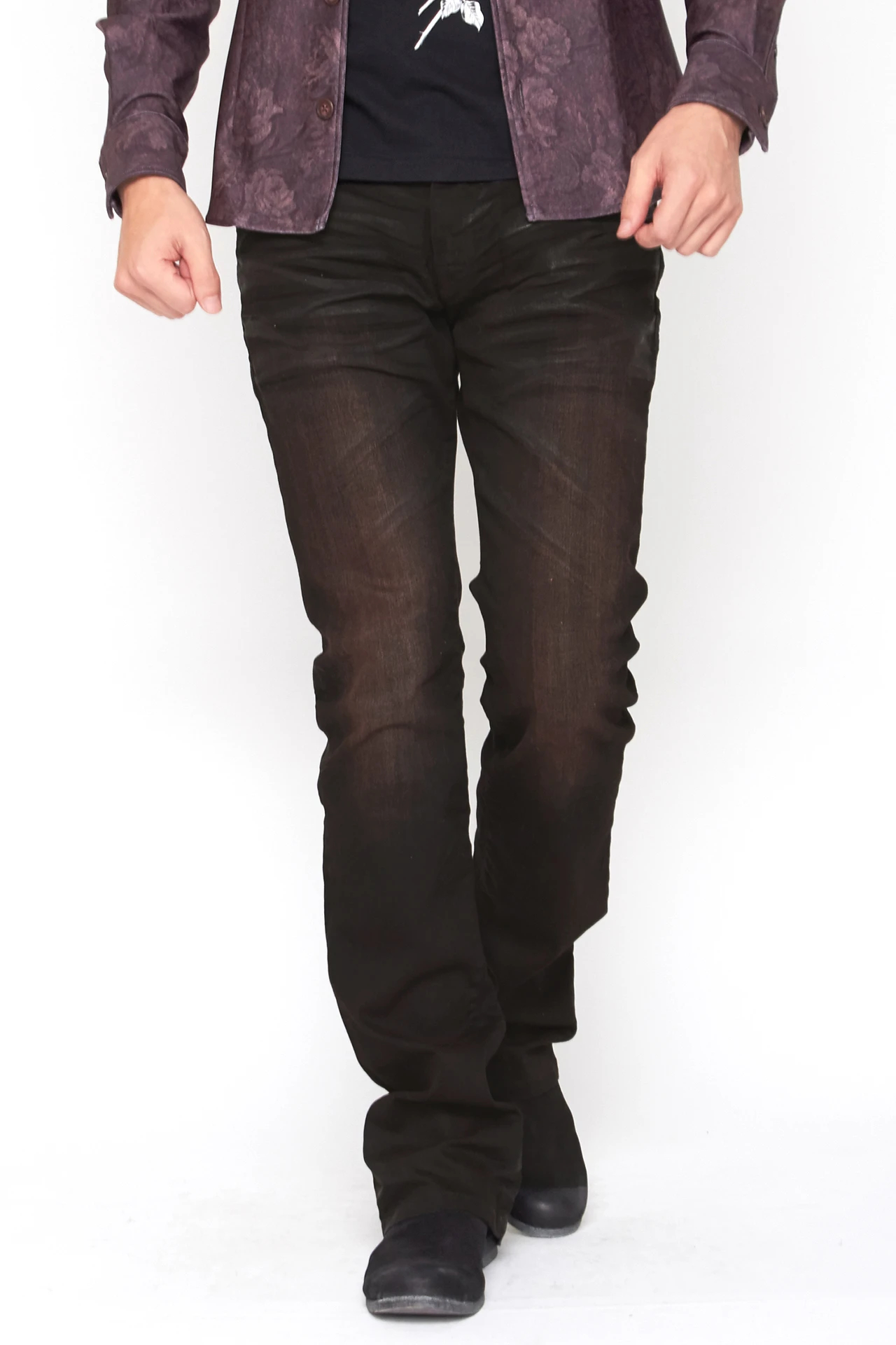 TORNADO MART∴ダークアクアシューカットデニム / TORNADO MART