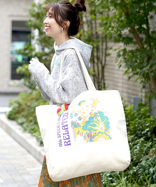 コヤンイサムチョン 貴婦人るみちゃんポーチ付きころりんトートバッグ