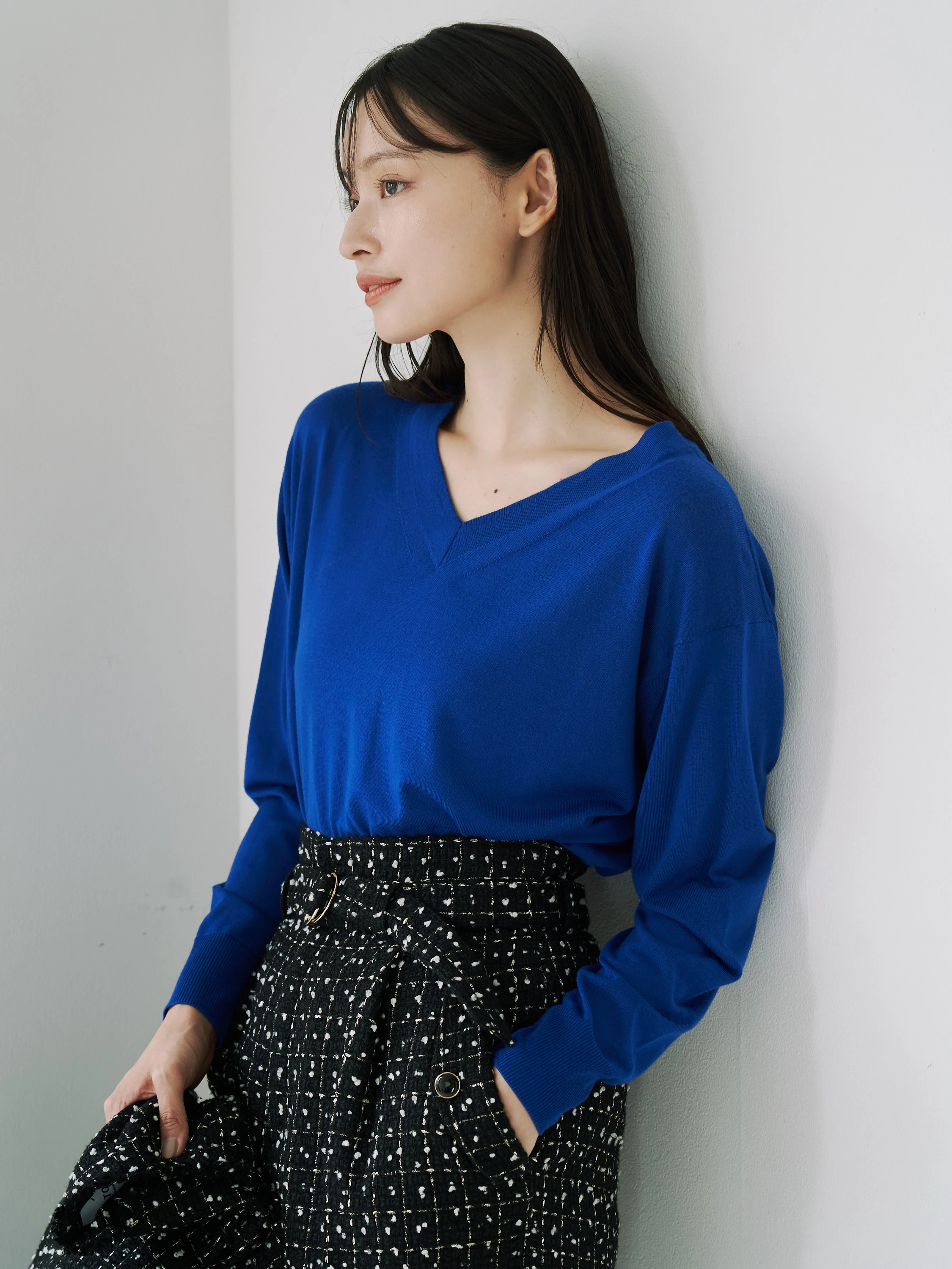 ロロピアーナウールVネックニット ロロピアーナ ニット | レディース