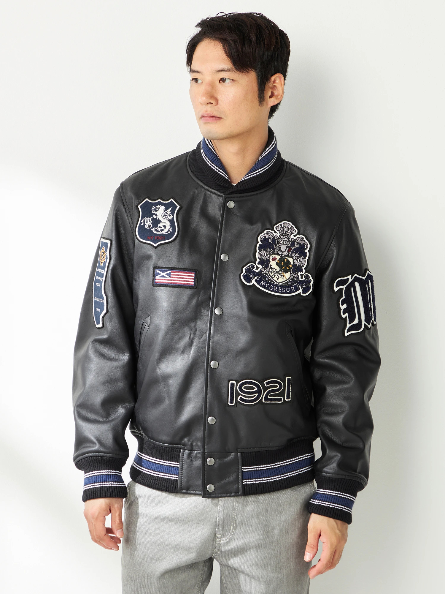 McGREGOR（マックレガー）｜ショートコート｜オールレザースタジャン