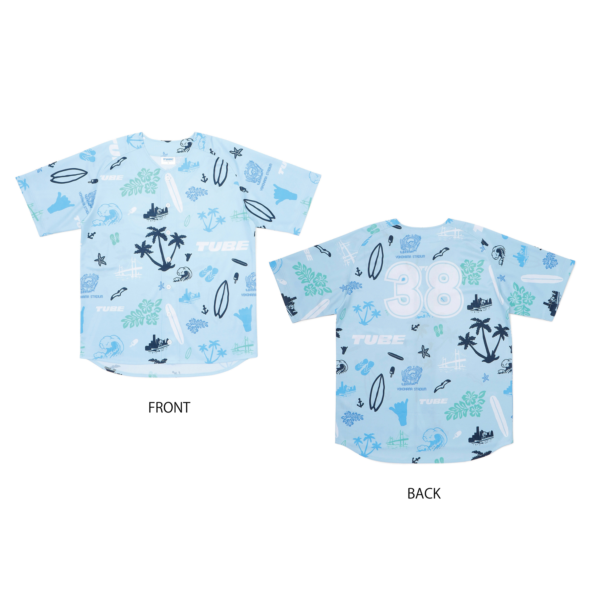 TUBE 38th×ハマスタコラボユニフォームシャツ | TUBE OFFICIAL GOODS STORE