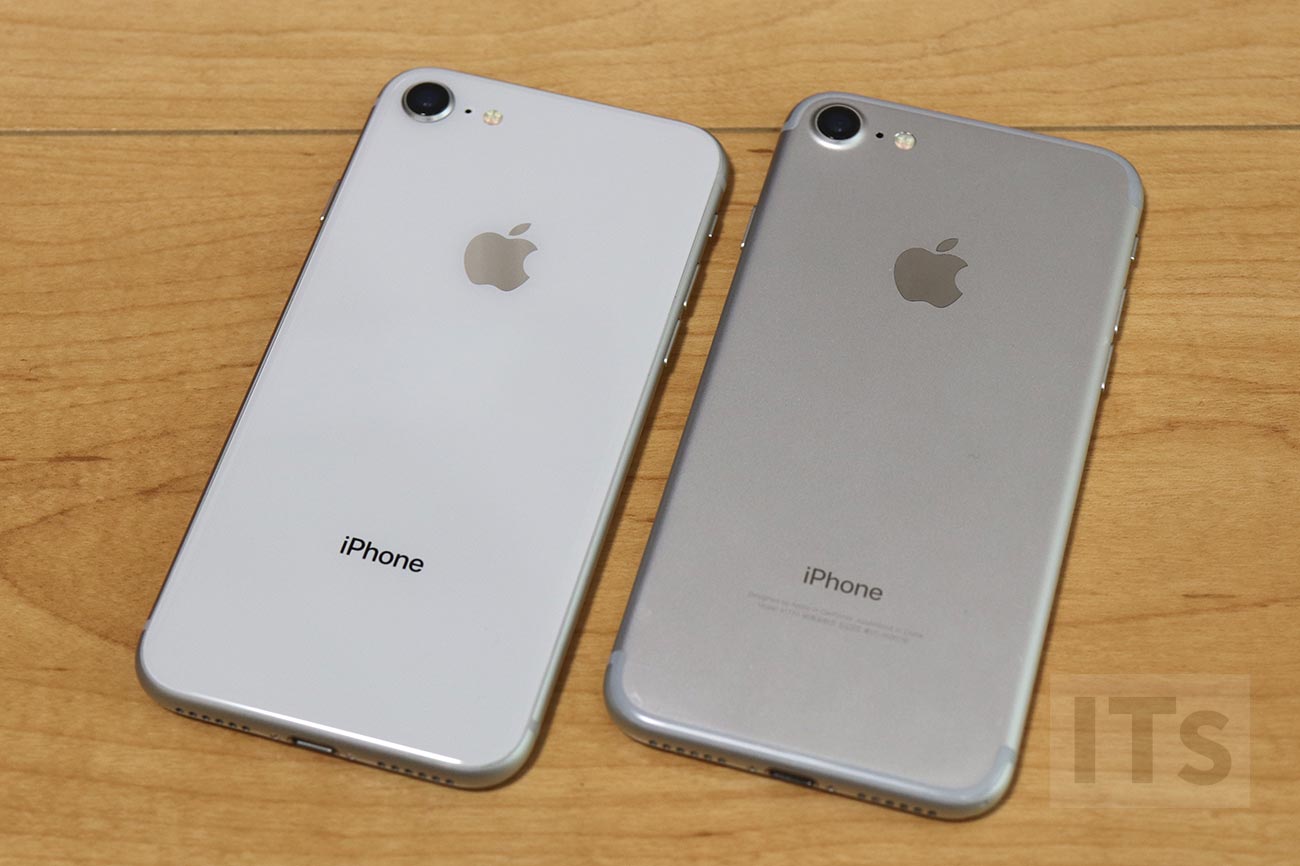 iPhone8 シルバーモデルの実機レビュー！旧モデルと外観と性能の比較も