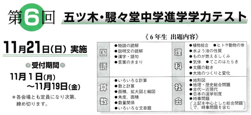 中学受験前の最終回』五木模試の出やすい問題を解説【小6理科】第6回の