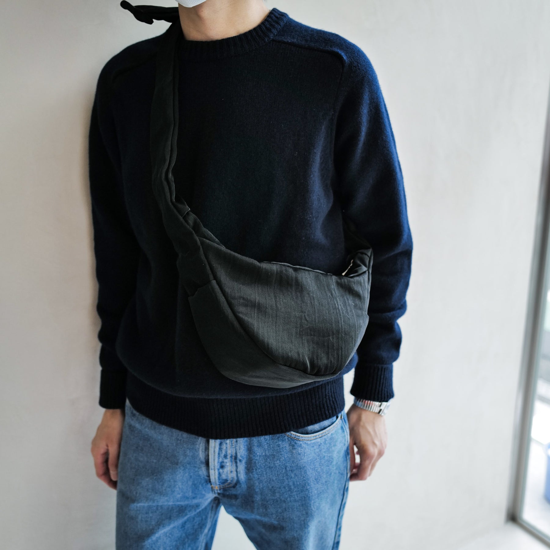 ANNIE PUFFER MINI MOON BAG / CERATO BRIGHT | Mini shoulder bag