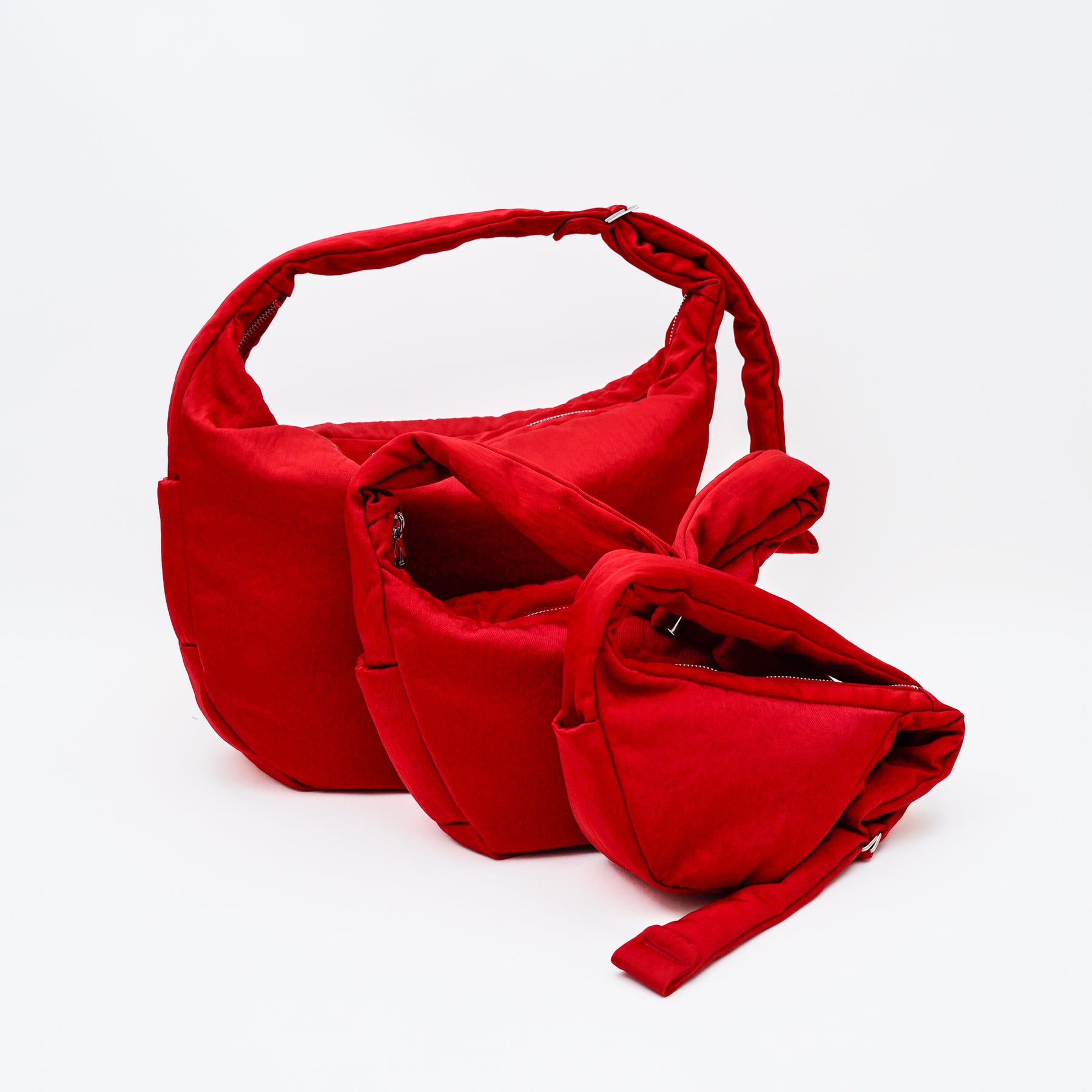 ANNIE PUFFER MINI MOON BAG / CERATO BRIGHT | Mini shoulder bag