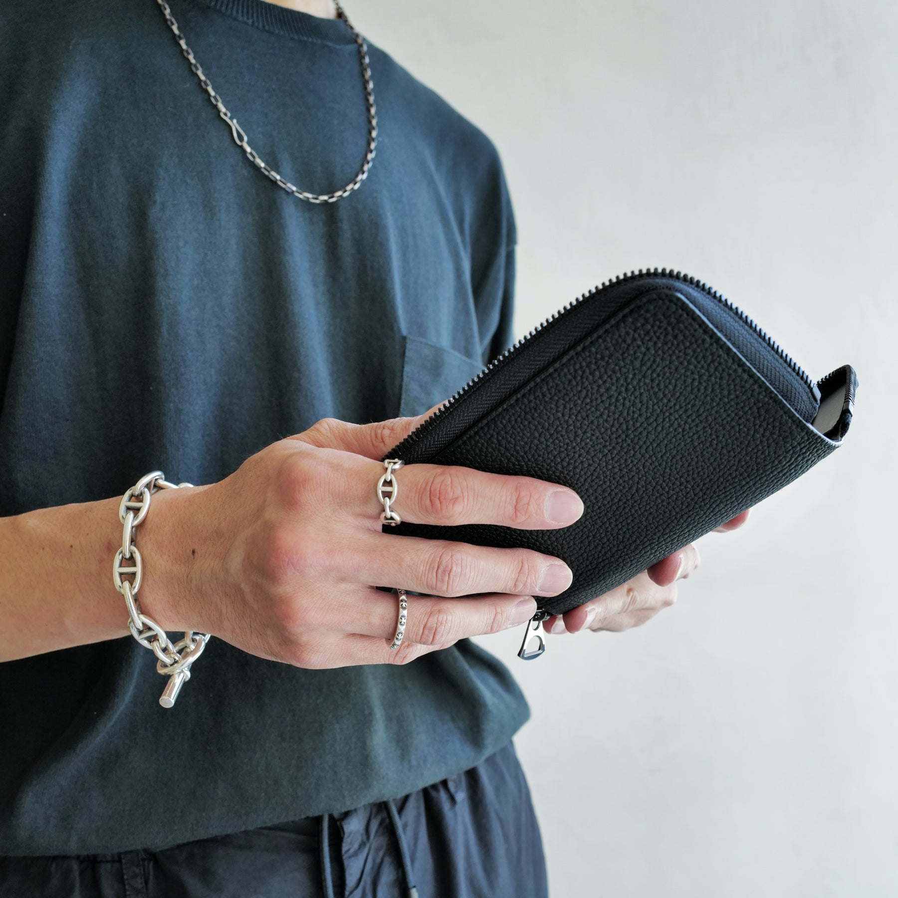 CRISTY SMART MID WLT.5｜限定ブラックニッケル仕様ミニ財布｜重厚感