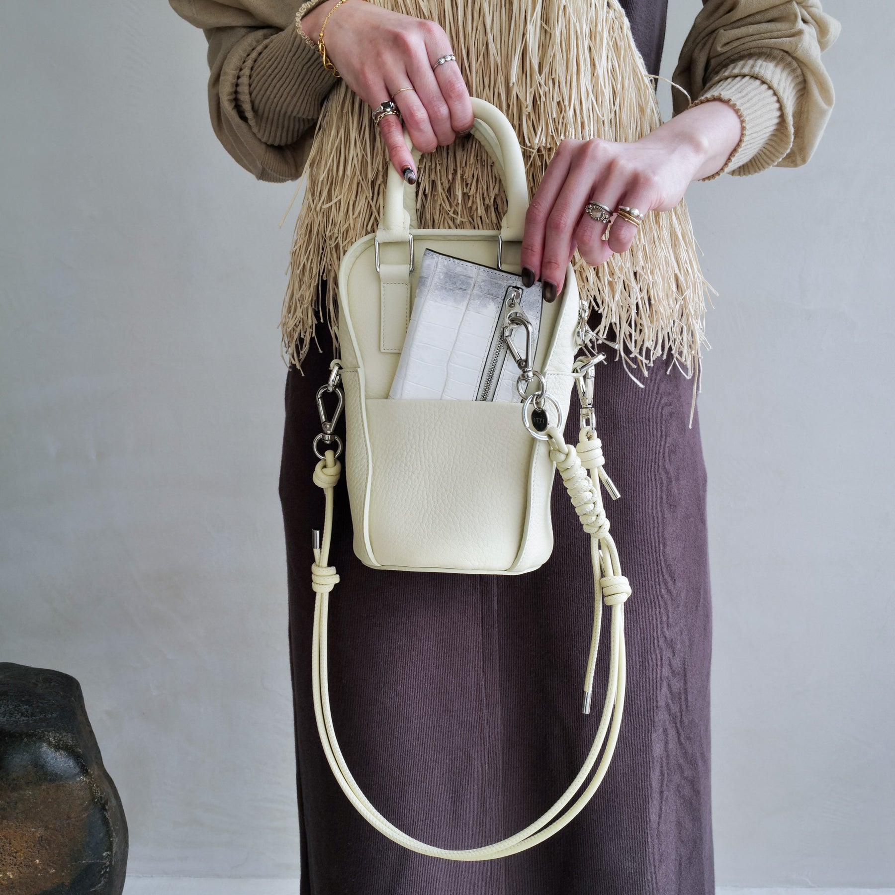 HERRIE BALLER'S BAG / DIPLO SKY｜ボーリングバッグ型レザー