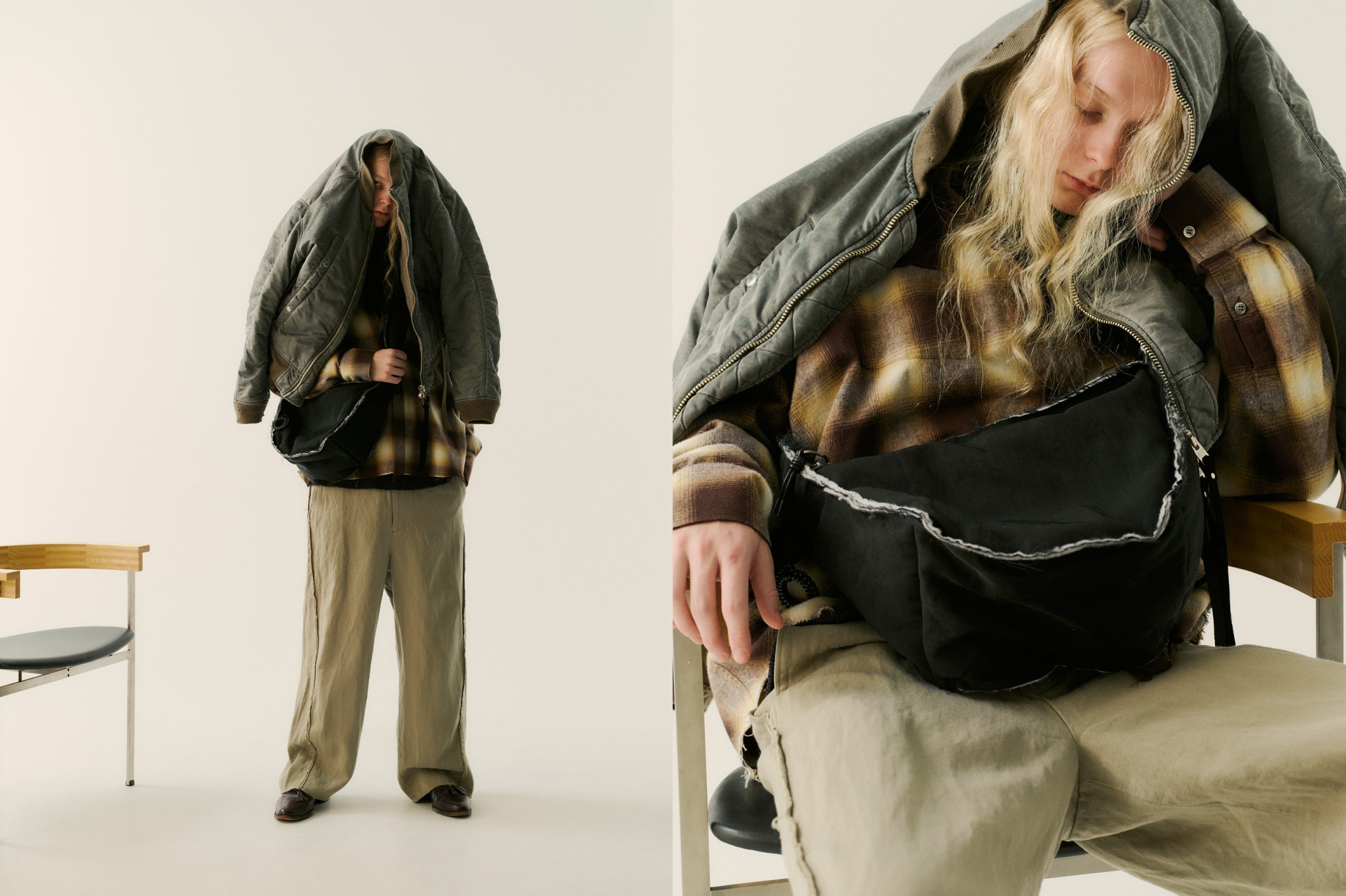 ITTI × name.｜ANNIE PUFFER TOWN MOON BAG 限定発売｜中綿ナイロン×三日月