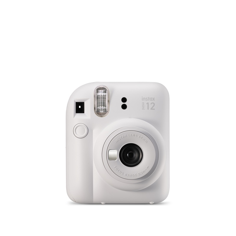 チェキ インスタントカメラ instax mini 12 ホワイト フィルム10枚