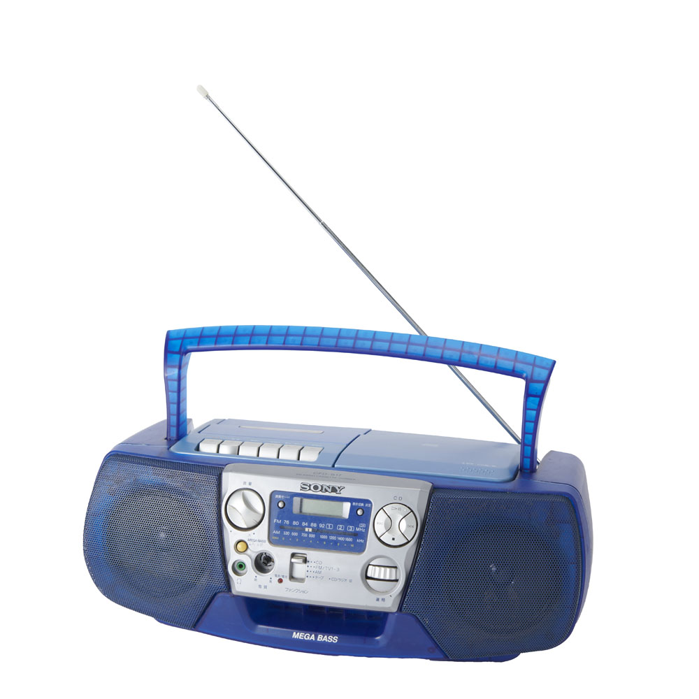 レンタル情報|小道具のElectronicsラジカセ ホワイト ”SONY CFS