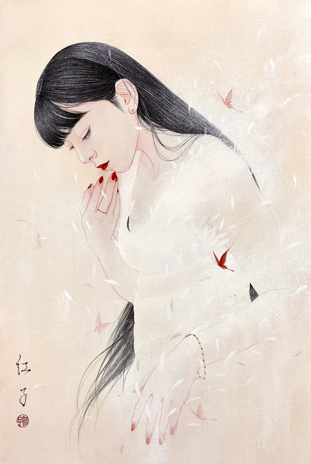 丁子紅子日本画展 – 気配の庭。 – 3/07 ~ 3/14 | J-spirit gallery KYOTO