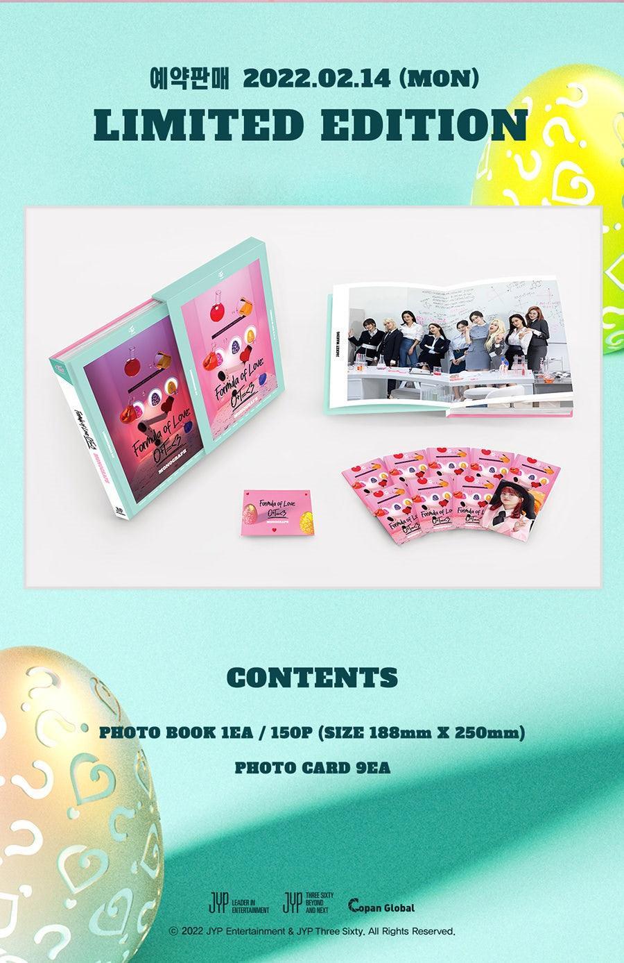 TWICE - MONOGRAPH Formula of Love: O+T=<3 (Limited Edition