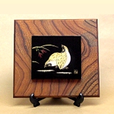 輪島塗 漆芸額 絵 1号 沈金 蒔絵