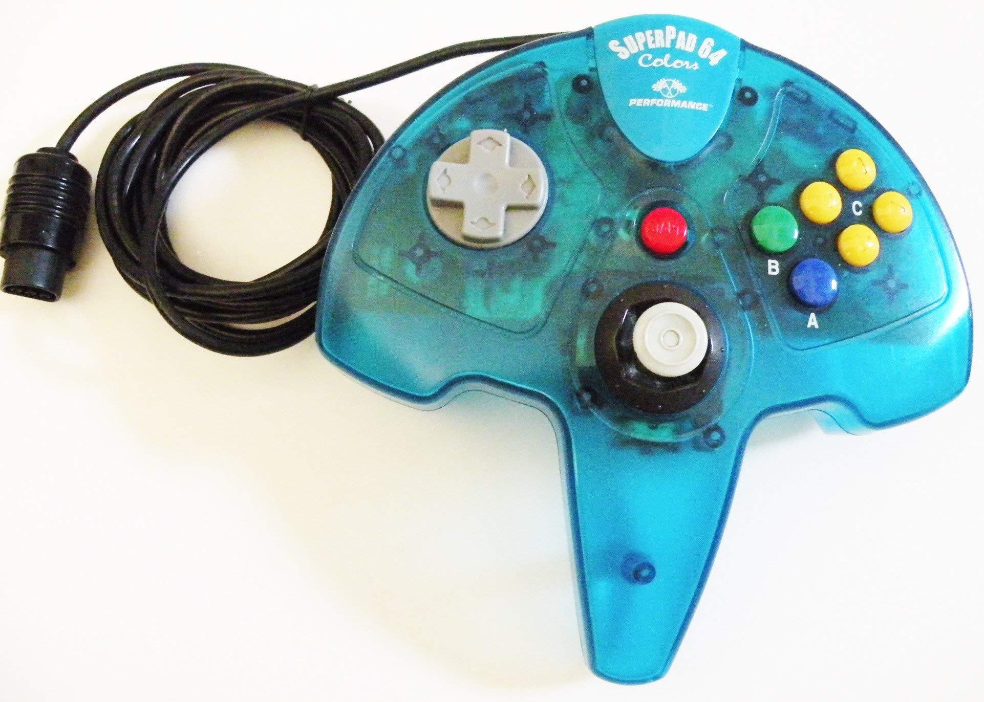 Nintendo 64 InterAct Hyper Blue Superpad Controller (Nintendo 64