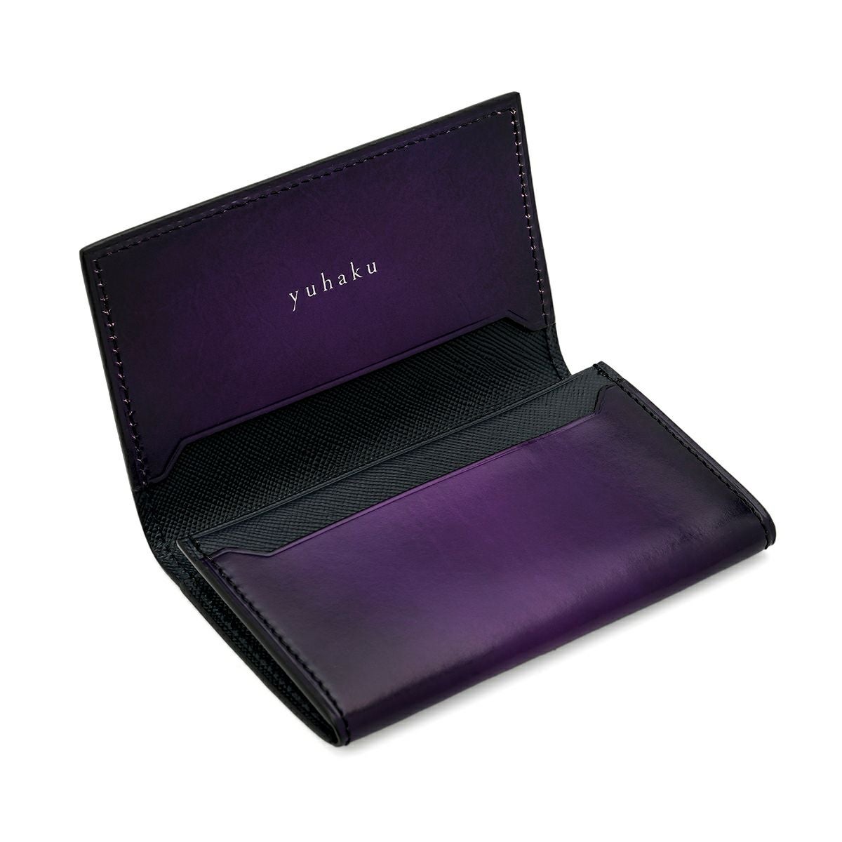 ユハク 名刺入れ カードケース パープル | ジュエリーコネクション