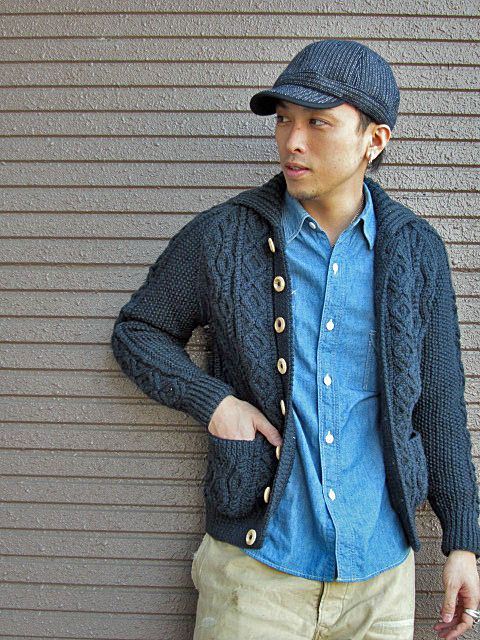INVERALLAN」 インバーアラン 3A STANDARD LUMBER CARDIGAN