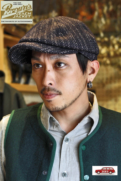 Browns BEACH」× 「THE H.W DOG&CO」 CASQUET HUNTING CAP ブラウンズ
