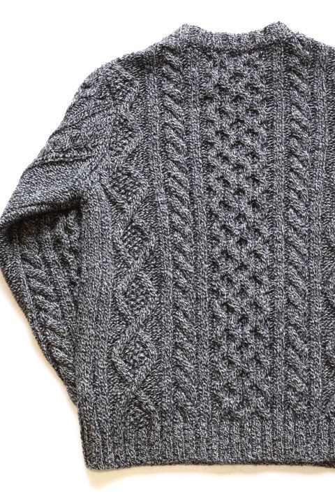 JELADO」 ジェラード ウール ケーブルニットセーター クルーネック