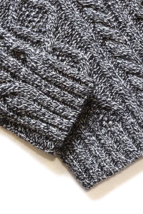 JELADO」 ジェラード ウール ケーブルニットセーター クルーネック