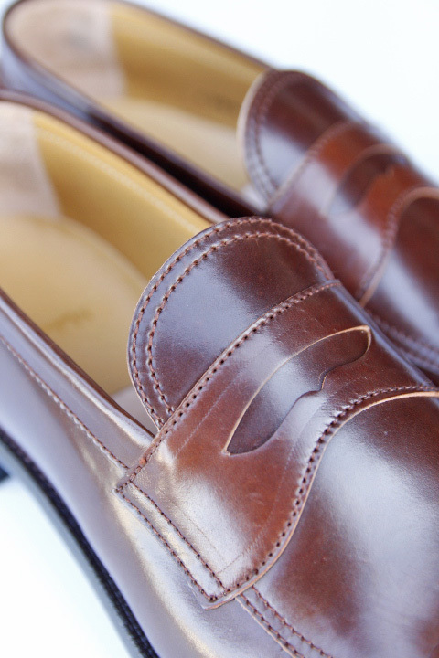 MAKERS」V-TIP LOAFER CORDOVAN メイカーズ Vチップ ローファー コード