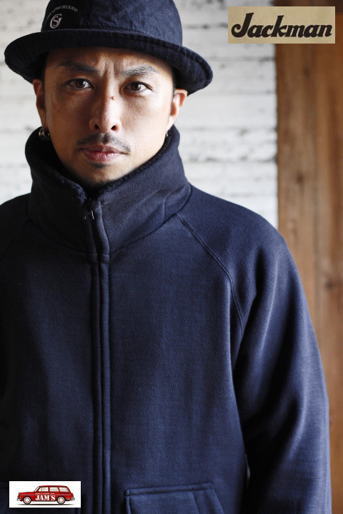 Jackman」GG SWEAT BOA COLLAR ジャックマン ボア スウェット