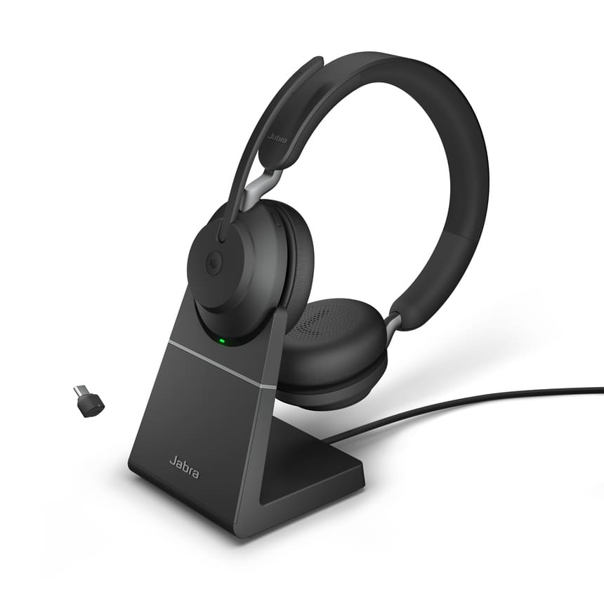 Jabra Evolve2 65 MS Stereo USB-C Stand Black - Jabra x JADE