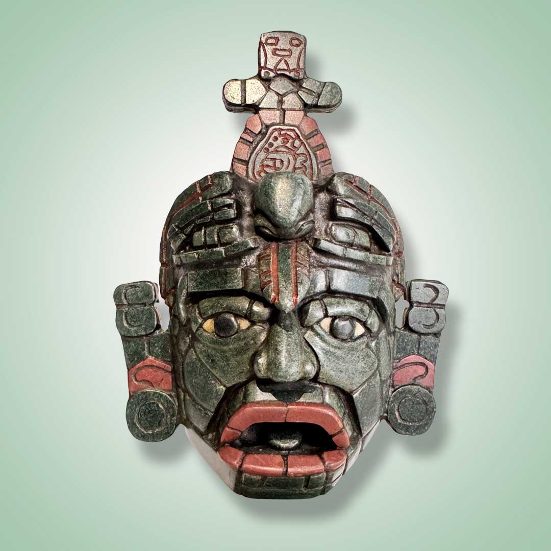 Tikal Mosaic Mask – Jade Maya