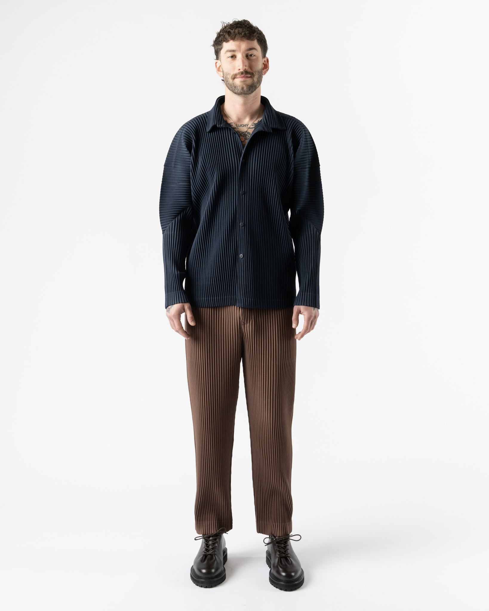 Homme Plissé Issey Miyake MC November Sepia Brown Curated at Jake