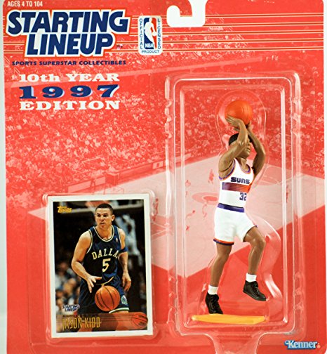 1997 Jason Kidd Action Figure Phoenix Suns Starting Lineup 10th