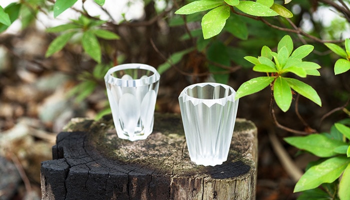 美しい江戸切子のクリスタルショットグラス 木村硝子店 ミタテ