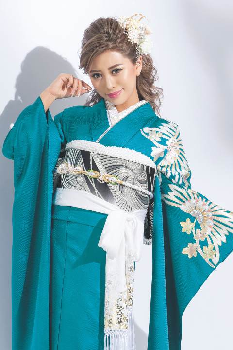 和田光正・金彩友禅振袖レンタルセット｜日本伝統工芸と現代デザインの