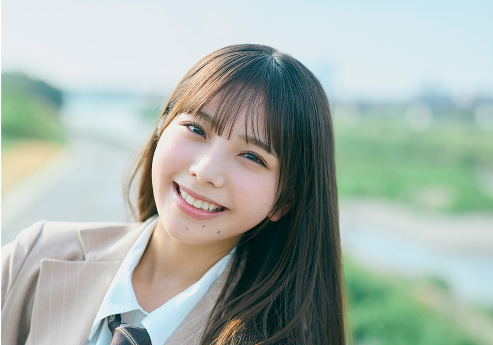 日向坂46「五期生のぽかぽか写真館」下田衣珠季を公開：マピオンニュース