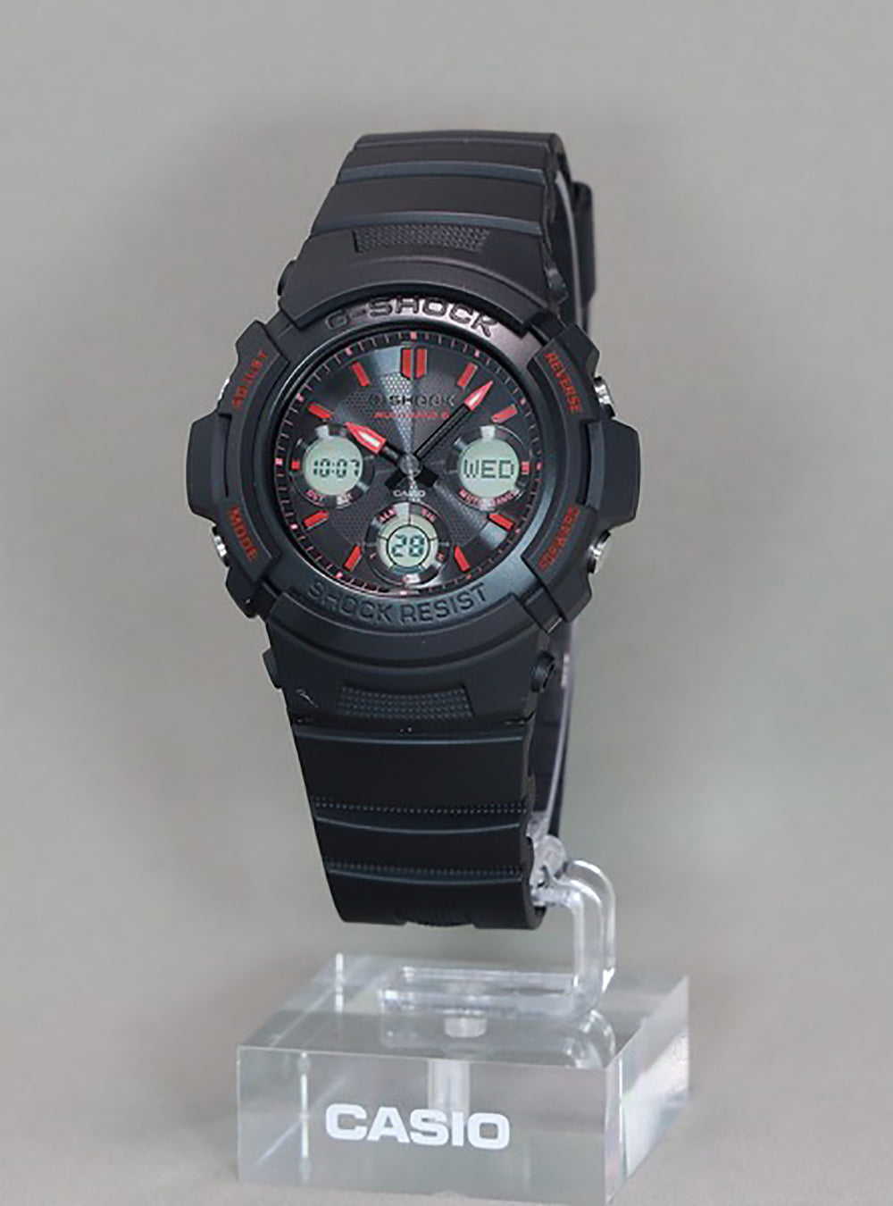 CASIO G-SHOCK ANALOG-DIGITAL FIRE PACKAGE 2024 AWG-M100FP-1A4JR
